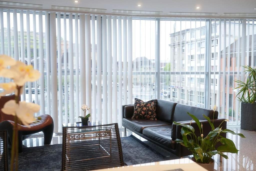 Exklusive Stadtoase Design-Wohnung - Panoramablick Koblenz  Exterior photo